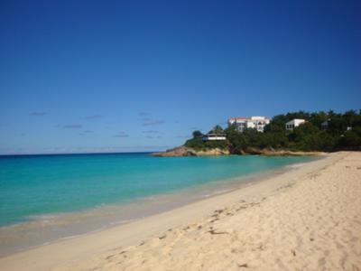Meads Bay looking toward Malliouhana Meads Bay looking toward Malliouhana