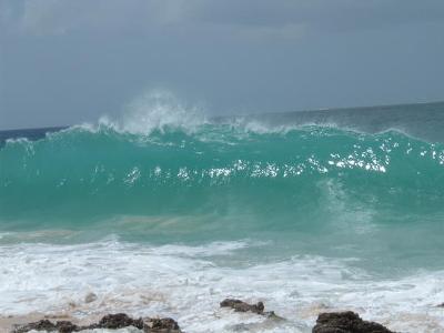 Giant Wave On Limestone Beach, Anguilla