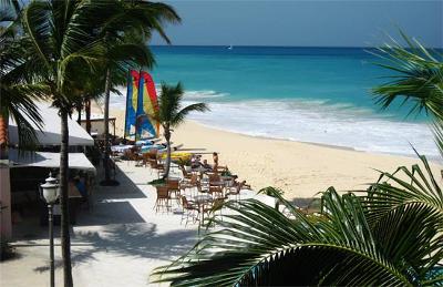 Straw Hat Restaurant on Mead's Bay, Anguilla