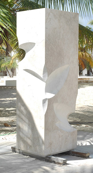 almuth tebbenhoff sculpture in anguilla
