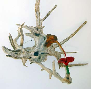 Anguilla Art  Cheddie Richardson - Hummingbird