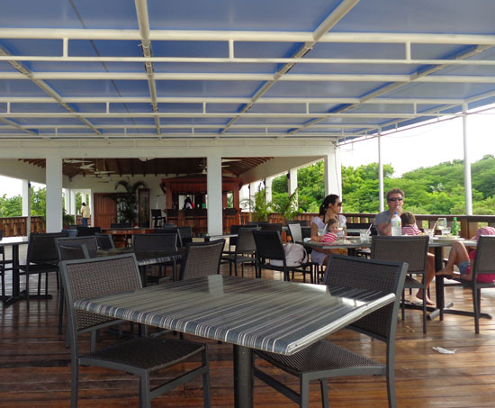 Ocean Echo, dining room, Anguilla beach restaurant