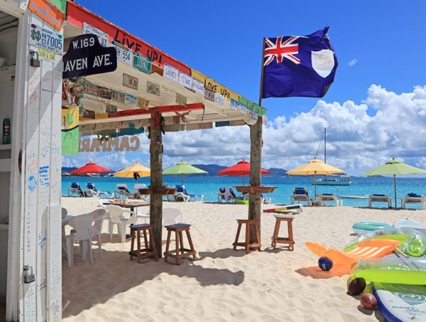 Sunset Shack is one of Anguilla's best beach restaurants. It's a favorite spot for lunch.
