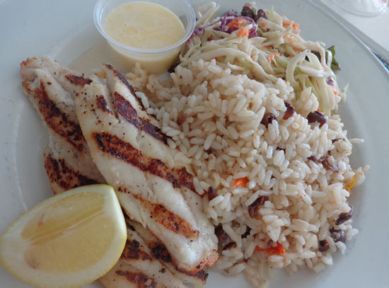 smokey's restaurant, anguilla beach restaurants, grilled snapper