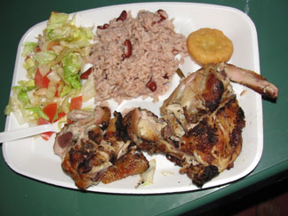 Anguilla restaurants, Anguilla eating out, cheap eats, Sandy Ground, Murray's Jerk Centre
