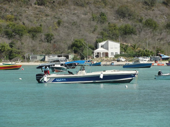 Anguilla diving, Special 'D' Diving, Sandy Ground, boat