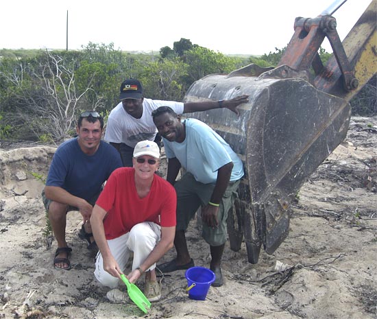 Breaking ground on Anguilla construction