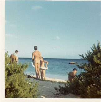 Anguilla beach funny moment 1969