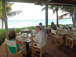 Anguilla hotels, restaurant, Viceroy, view