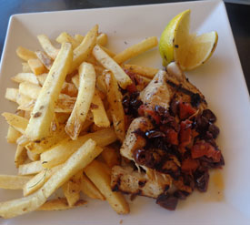 Anguilla hotels, Anguilla restaurants, Half Shell, Viceroy, grilled mahi-mahi