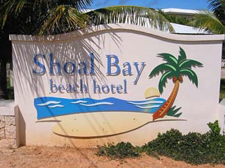 Shoal Bay Beach Hotel Sign