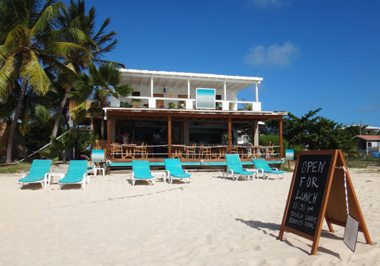 the beach at sandbar restaurant