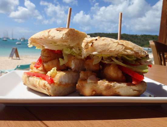 sandbar fish sandwich for lunch