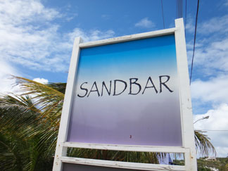 sandbar lunch sign