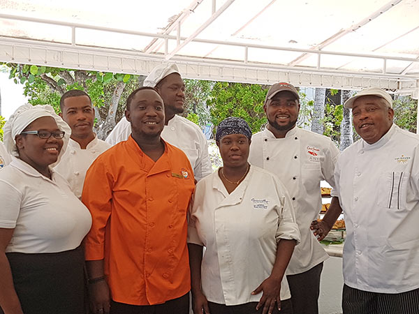 anguilla national culinary team at cap juluca
