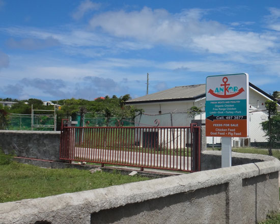ankor farms sign in anguilla