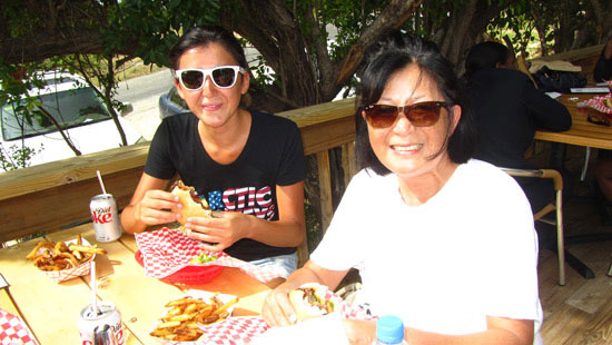 Anguilla restaurant, A Burger