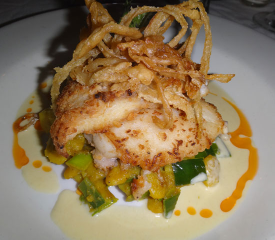 coconut crusted grouper at e's oven