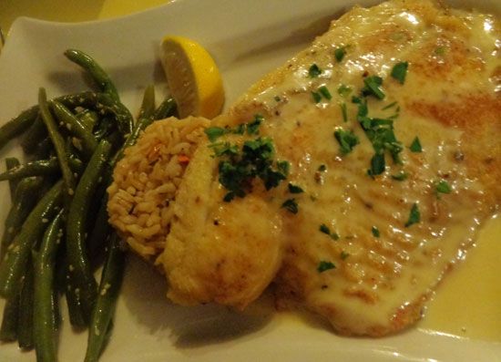 garlic crusted snapper at zara's in anguilla