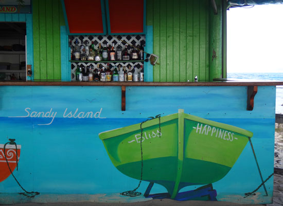 sandy island bar in anguilla