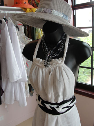 Anguilla shopping, shopping in Anguilla, Petals Boutique, dresses, belts, Frangipani Beach Resort, Meads Bay