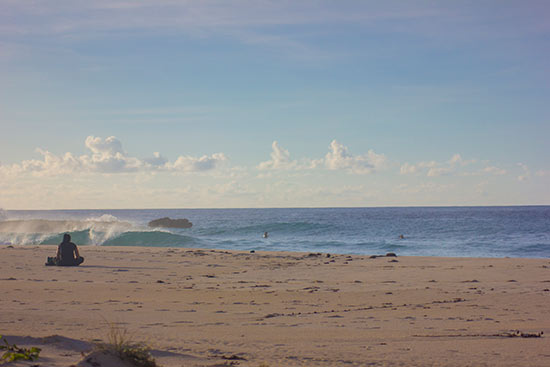 beautiful surf setting in axa