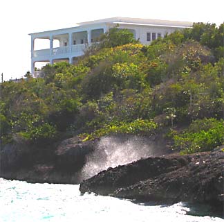 Anguilla Villa, taken from below