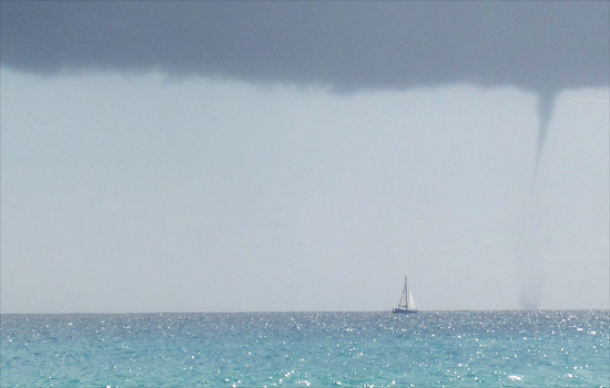 waterspout in anguilla