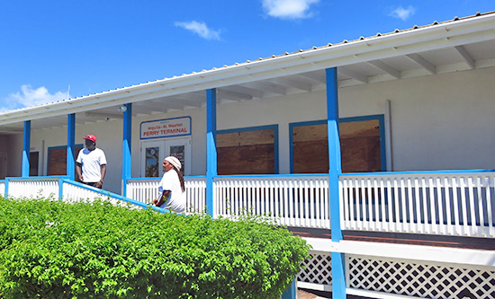 anguilla water taxi terminal in st. maarten
