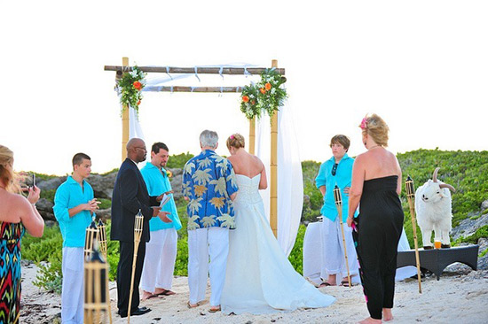 anguilla wedding at tequila sunrise villa