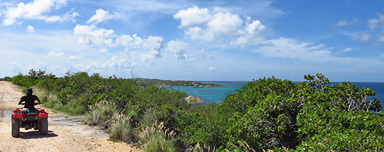 overlooking scilly cay in island harbour anguilla