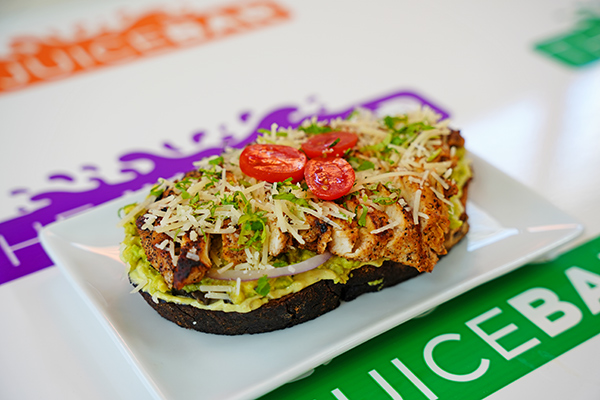 Avocado Toast with Chicken Breast