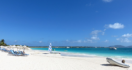 beach chairs at cuisinart on rendezvous bay