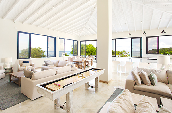 Living room Sandcastle Beach House