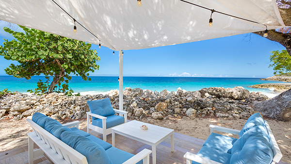 Deck view Sandcastle Beach House