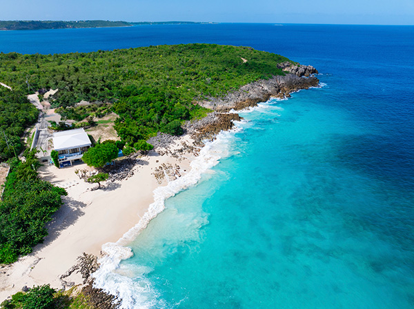Sandcastle Beach House aerial