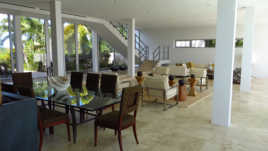 living room at beaches edge