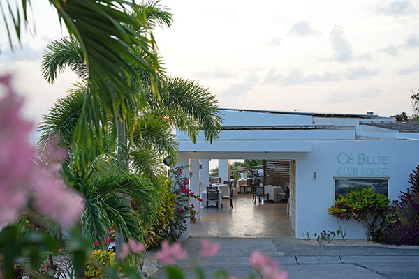 Blue Bar at CéBlue overlooking Crocus Bay in Anguilla