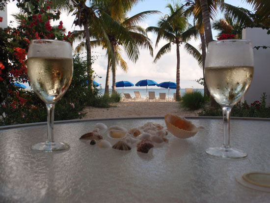 Anguilla hotels, Blue Waters, beach view