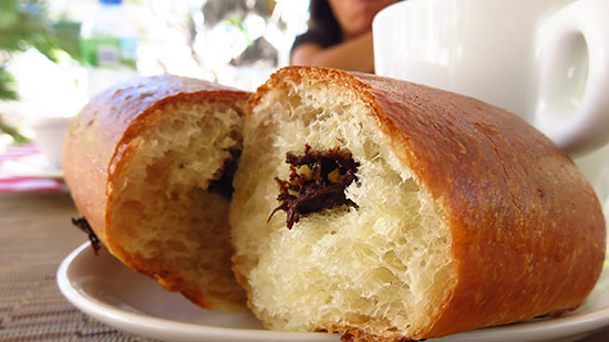 brioche at cafe de paris