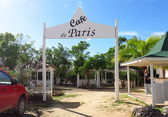 cafe de paris sign