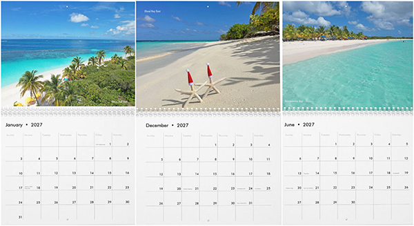 Calendar Anguilla Beaches