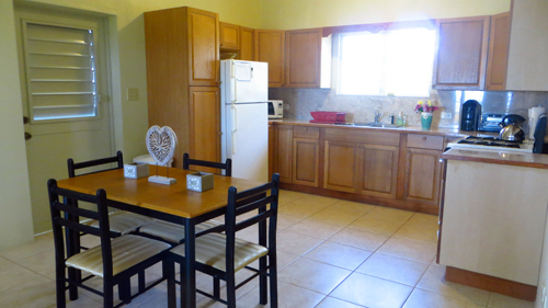 casa hughes kitchen and dining area