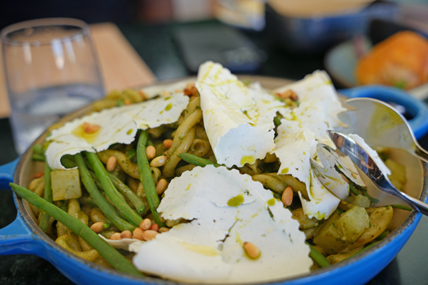Casarecce Pesto Genovese at Cips At Belmond Cap Juluca