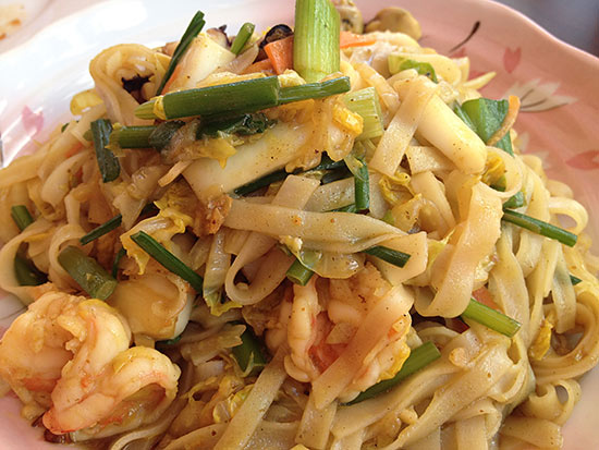 seafood chow mein