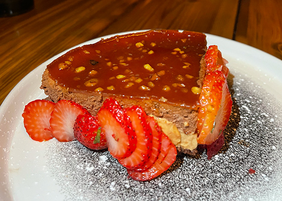 Chocolate Cheesecake at Bamboo House