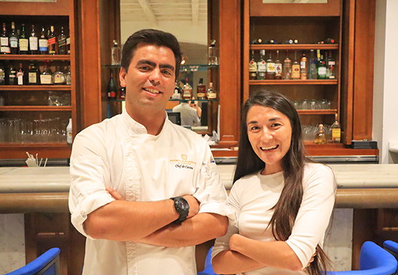 Chef Francisco Pico at Santorini