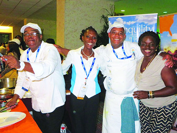 chef dean samuel and gold plate winning chefs at 2013 competition