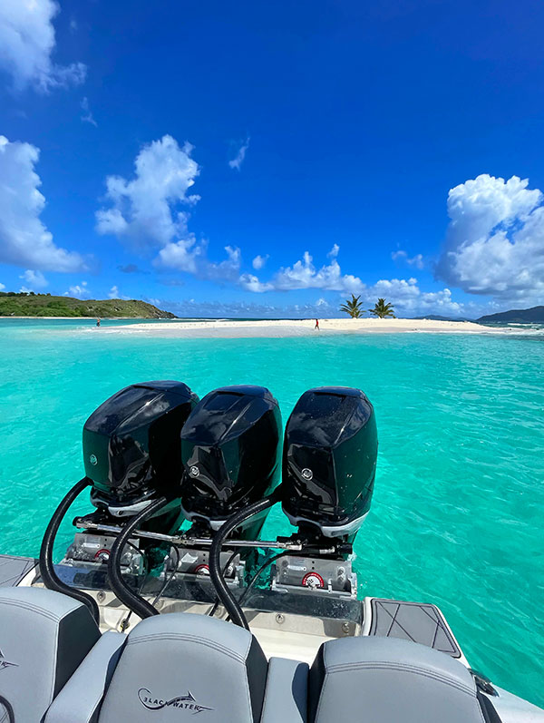 sandy spit with chillout charters