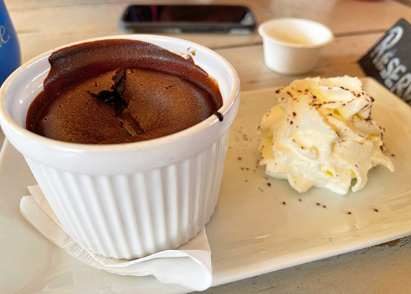 Homemade Chocolate Cake at Yellow Beach